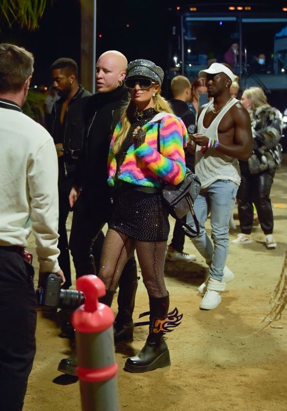 Paris Hilton - Neon Carnival Party at Coachella in Indio 04/16/2022