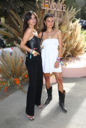 Sara Sampaio With a Model Friend at Revolve Festival 04/16/2022