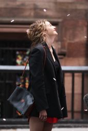 Shailene Woodley - "Three Women" Set in Manhattan 04/25/2022