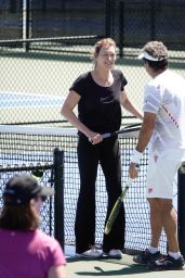 Steffi Graf - Giving Tennis Lessons in Las Vegas 04/23/2022