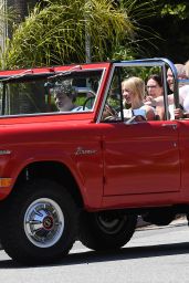 Sydney Sweeney - Driving Her Vintage Ford Bronco in Los Angeles 04/21/2022