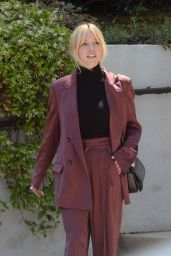 Sydney Sweeney in a Burgundy Business Suit - LA 04/20/2022