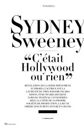 Sydney Sweeney - Madame Figaro 04/09/2022 Issue