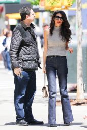 Amal Clooney at Sant Ambroeus in New York 04/30/2022