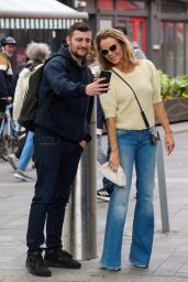 Amanda Holden in Casual Outfit - London 05/31/2022