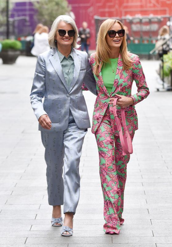 Amanda Holden With Her Mum Judith Harrison in London 05/23/2022