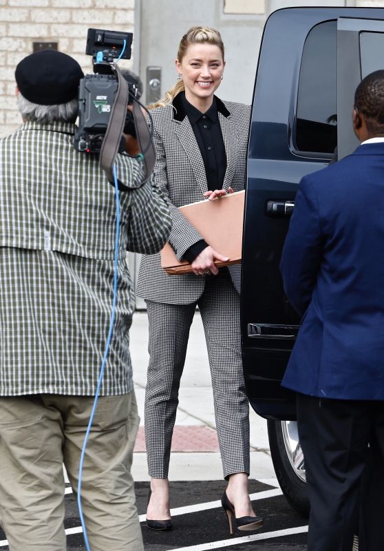 Amber Heard - Departs From the Fairfax County Courthouse 05/24/2022