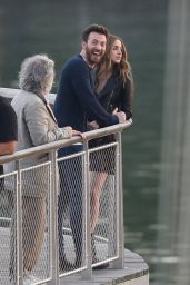 Ana De Armas and Chris Evans - "Ghosted" Set in Washington DC 05/05/2022