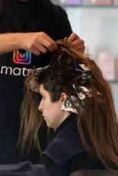 Anna Kendrick - Leaves a Hair Salon in Los Angeles 05/25/2022