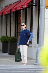 Anne Hathaway - Shopping at "Stubbs & Wootton" in New York 04/30/2022