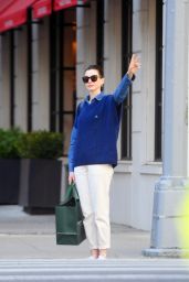 Anne Hathaway - Shopping at "Stubbs & Wootton" in New York 04/30/2022