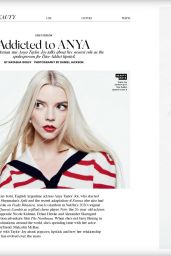 Anya Taylor-Joy - DuJour Magazine April 2022 Issue