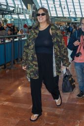 Ashley Graham at Nice Airport 05/27/2022