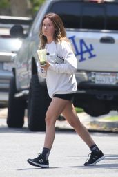 Ashley Tisdale Leggy in Shorts - Santa Monica 05/23/2022