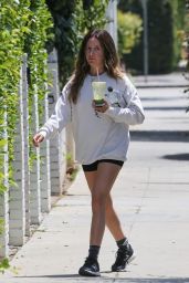 Ashley Tisdale Leggy in Shorts - Santa Monica 05/23/2022