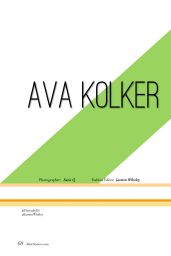 Ava Kolker - Alist Nation Magazine June 2022 Issue