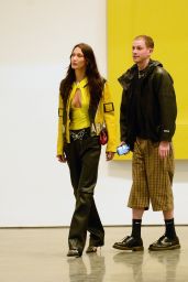 Bella Hadid and Marc Kalman at Gagosian Art Gallery in NYC 05/10/2022
