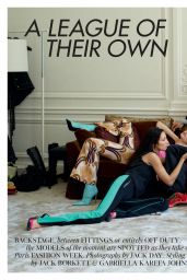 Bella Hadid, Gigi Hadid, Kendall Jenner, Kaia Gerber & Vittoria Ceretti - Vogue UK June 2022 Issue