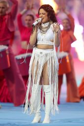 Camila Cabello - Performs in the Pre-Match Show Before the UEFA Champions League Final in Paris 05/28/2022