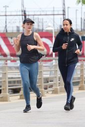 Carey Mulligan and Claire Danes   Jogging in Manhattan s Hudson River Park 05 27 2022   - 78