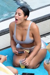 Chaney Jones in a Bikini in Miami 05/14/2022