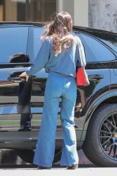 Dakota Johnson Wears Flared Denim With a Matching Sweatshirt - Santa Monica 05/10/2022