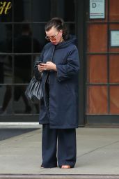 Debi Mazar in a Black Outfit - New York 05/11/2022