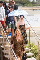 Dita Von Teese at the Martinez Hotel in Cannes 05/25/2022