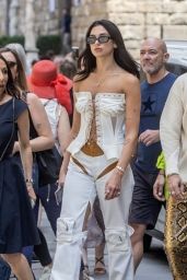 Dua Lipa Street Style - Out in Florence 05/30/2022
