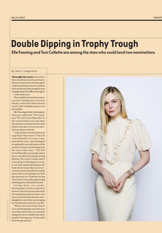 Elle Fanning - Variety Magazine 05/21/2022 Issue