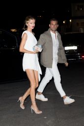 Frida Aasen - Arriving at Naomi Campbell Birthday Party in Cannes 05/22/2022