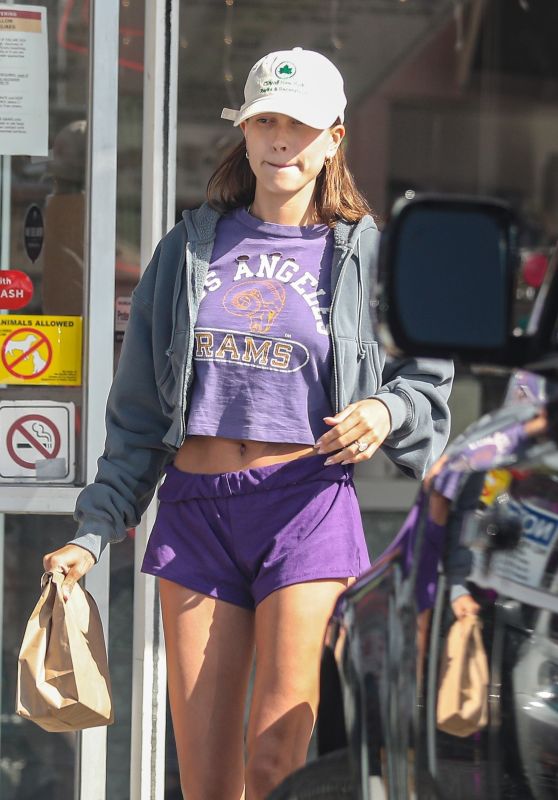 Hailey Bieber at The Bigg Chill in Westwood 05/29/2022