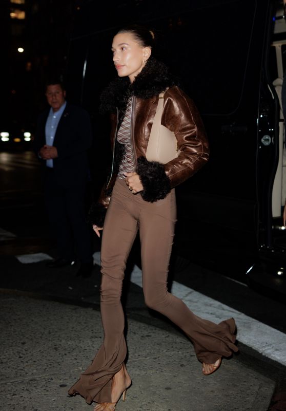Hailey Rhode Bieber Night Out Style - NYC 04/30/2022