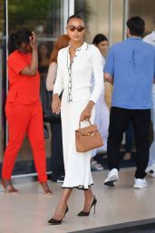Jasmine Tookes - Outside Her Hotel in Cannes 05/17/2022