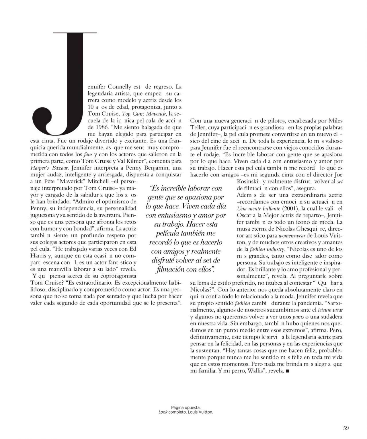 Jennifer Connelly - Telva Magazine June 2022 • CelebMafia