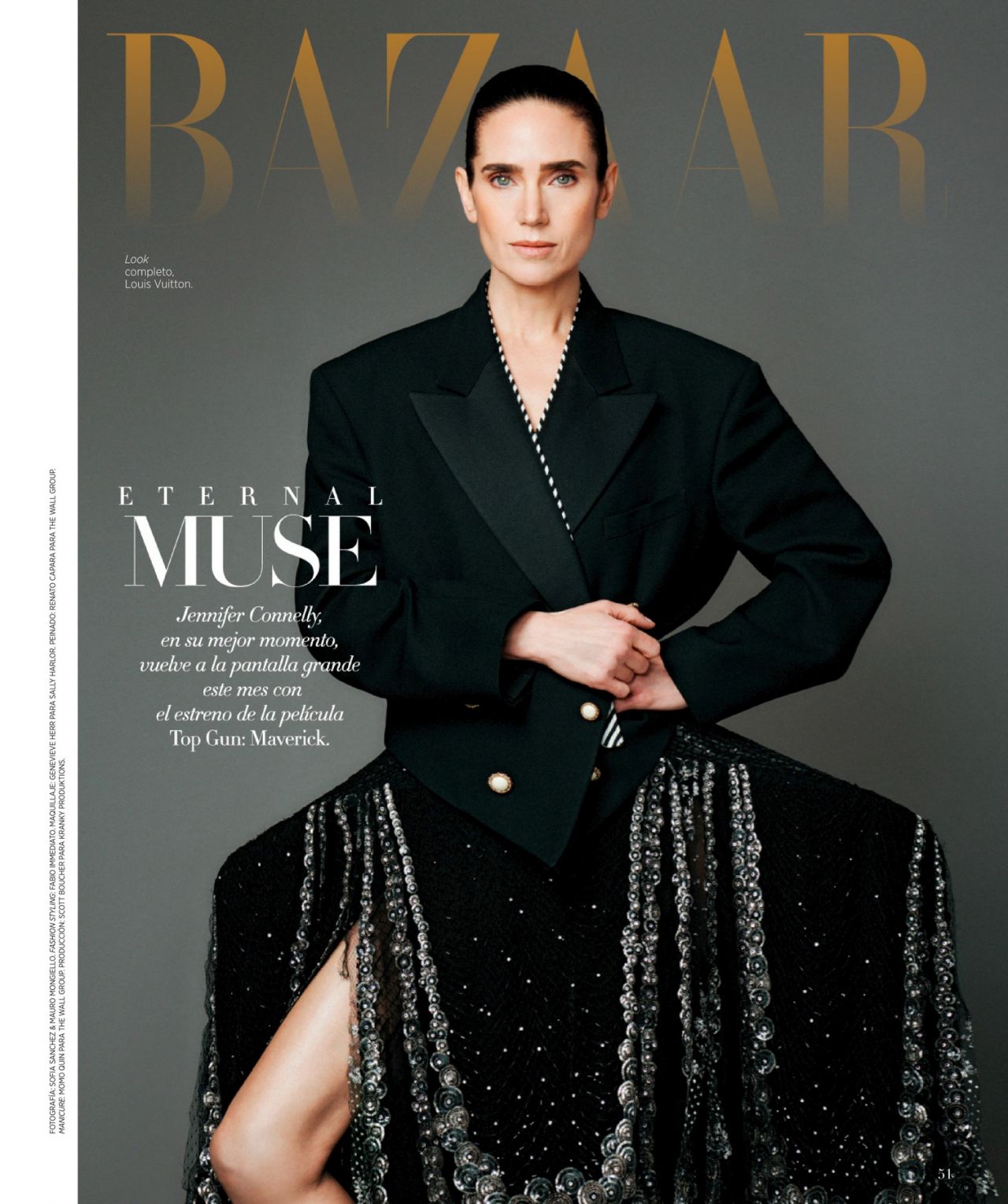 Jennifer Connelly for Harper's Bazaar Mexico May 2022 - Magarila