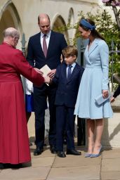 Kate Middleton   Easter Sunday Church Service in Windsor 04 17 2022   - 60