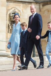 Kate Middleton   Easter Sunday Church Service in Windsor 04 17 2022   - 90