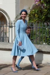 Kate Middleton   Easter Sunday Church Service in Windsor 04 17 2022   - 58