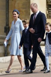 Kate Middleton   Easter Sunday Church Service in Windsor 04 17 2022   - 69