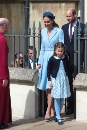 Kate Middleton   Easter Sunday Church Service in Windsor 04 17 2022   - 69