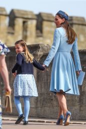 Kate Middleton   Easter Sunday Church Service in Windsor 04 17 2022   - 58