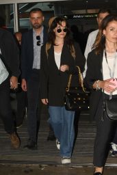 Katherine Langford - Arrives at at Nice Airport in Fance 05/15/2022