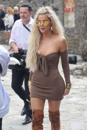 Khloe Kardashian at the Abbey of San Fruttuoso in Portofino 05/21/2022