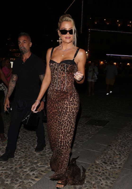Khloe Kardashian - Night Out in Portofino 05/20/2022