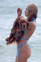 Kimberley Garner in a Bikini - Beach in Miami 05/13/2022