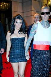 Kourtney Kardashian and Travis Barker - Heading to a Met Gala Afterparty in NYC 05/02/2022