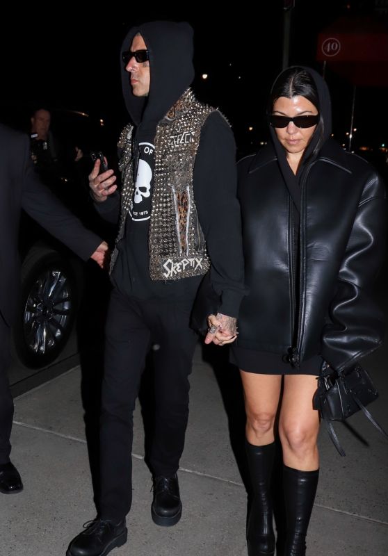 Kourtney Kardashian And Travis Barker Nyc 05 01 2022 | celebmafia