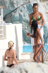 Lady Victoria Hervey in a Green Bikini in Antibes 05/27/2022