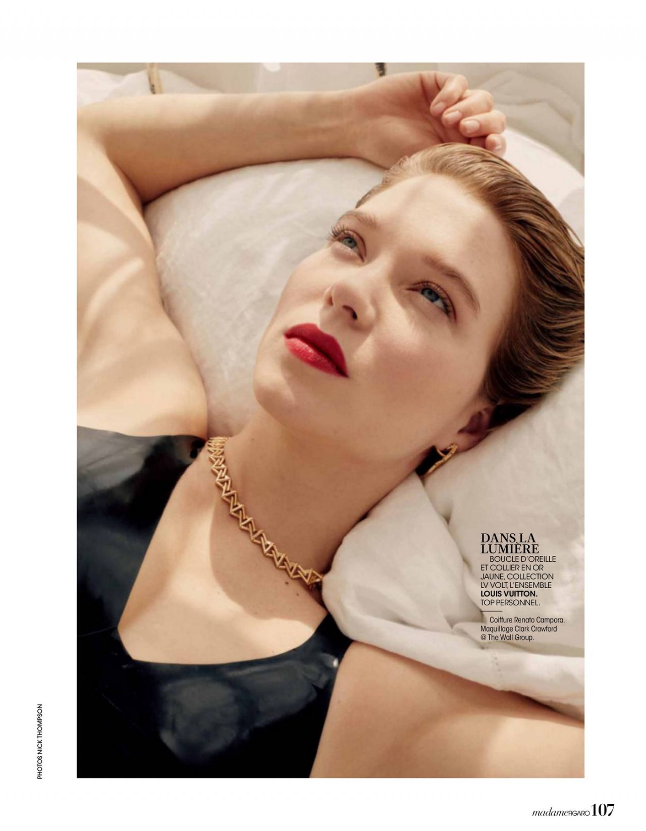 Léa Seydoux in Louis Vuitton on Madame Figaro May 13th, 2022 by